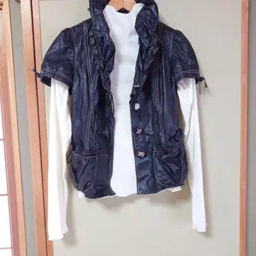 이타리야 양가죽 베스트 7호 사이즈