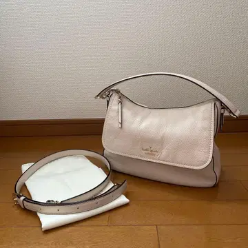 Kate Spade 숄더 가죽 백 아이보리 하프문 원숄더