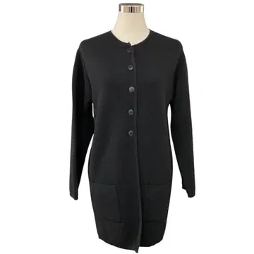 agnes b. 에네스베 프레스티지 니트 가디건 블랙