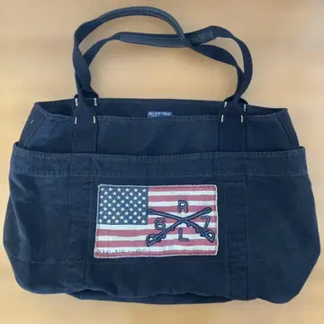 Polo Jeans Company 블랙 토트백 대형 랄프 로렌