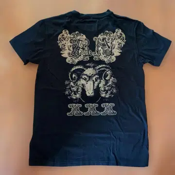 Roen 양 디자인 티셔츠 블랙