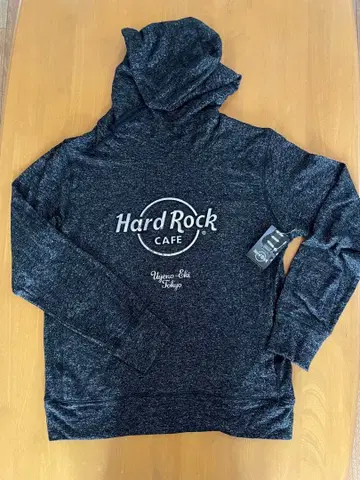 택 포함 새상품 Hard Rock Cafe 후드티 다크 그레이