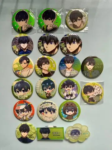 블루 록 이사기 요이치 캔뱃지 낱개 판매