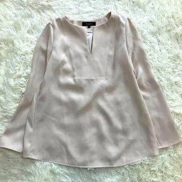 데미룩스 빔즈 워셔블 스키퍼 블라우스 긴팔 베이지 36