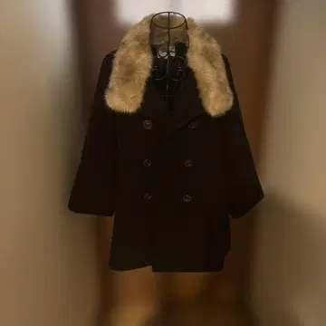 OZOC 퍼 블랙 자켓 38