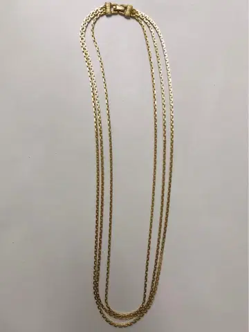 그로쎄 골드 3연 체인 목걸이 T.1673