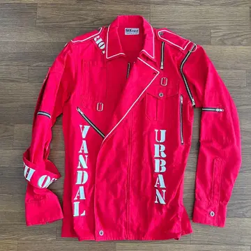 [ 666 ] The Clash 셔츠 자켓 빨간색