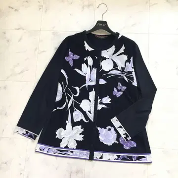 최근 새상품급 레오나르 레오나르 칸칸 튜닉 기장 가디건 44