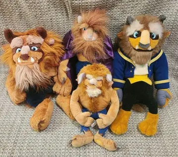 미녀와 야수 야수 큰 봉제 인형 세트 묶음 판매 디즈니 비스트