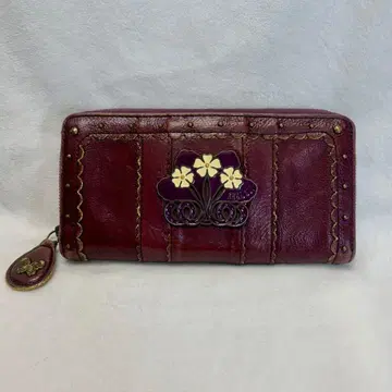 ANNA SUI 안나수이 장지갑 라운드 지퍼 코인 케이스