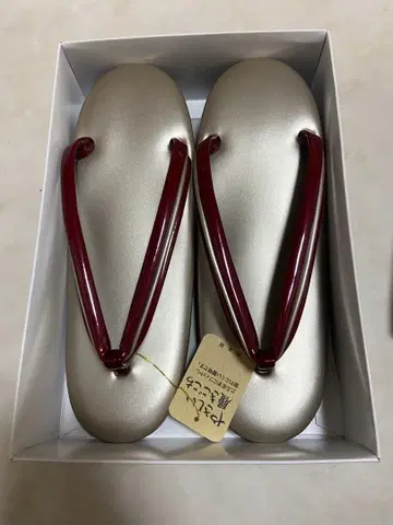 기모노용 조리 L 사이즈 (베이지)