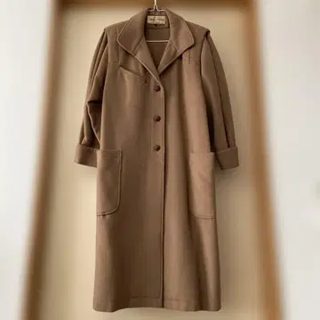 클로드 몬타나 브라운 롱 코트 M