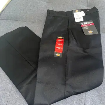 Dickies 874 오리지널 핏 워크 팬츠 블랙