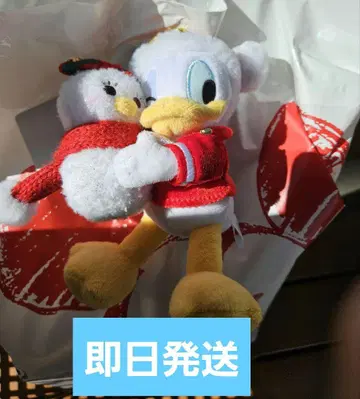 도날드 봉제 인형 키링 키체인 DISNEY CHRISTMAS