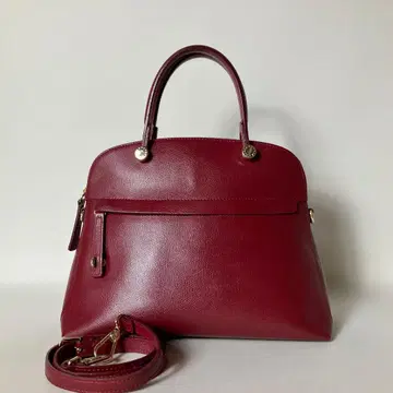 2509-232 | 새상품급 | 훌라 파이퍼 2WAY 핸드백 가죽 레드