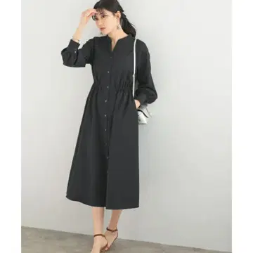 어반 리서치 ROSSO 셔츠 원피스 NAVY