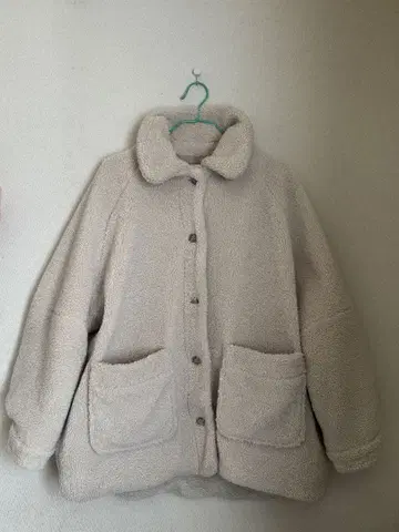 베이지 보아 자켓