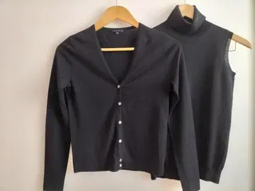 띠어리 앙상블 니트 사이즈 2 블랙