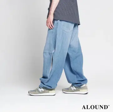 ALOUND VENTILATION BLEACH DENIM 어라운드