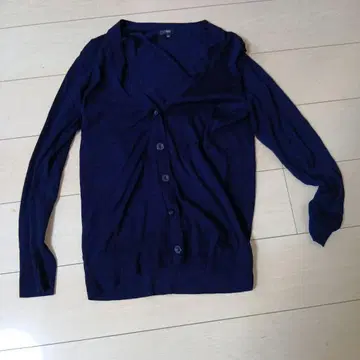 네이비 M 사이즈 가디건