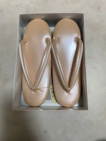 기모노용 조리 L 사이즈 (연한 핑크)