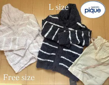 [ 택 포함 미사용 ] gelato pique 복조리 포함 페어 룸웨어