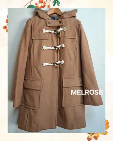 [ MELROSE ] 카멜 브라운 더플 코트 가을/겨울 린넬