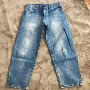 mujilabo 무지 라보 데님 와이드 팬츠 26