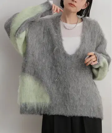 [ Knuth Marf ] U넥 오버 사이즈 니트