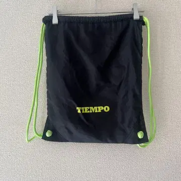 NIKE TIEMPO 냅색 블랙 그린 옐로우 그린 y2k 테크 계열