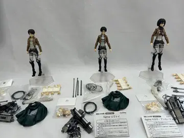 박스 없음 진격의 거인 figma 피규어 리바이 미카사 엘렌