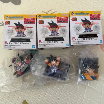 드래곤볼 제일복권 40th 만화 스트럭처 피규어 3개