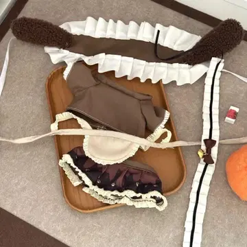 20cm 봉제 인형용 옷 갈아입기 의류 세트 활 옷 5점 세트