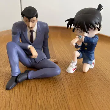 명탐정 코난 에도가와 코난과 유명한(모리 코고로) 피규어 세트
