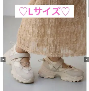 스니커즈 밑창 샌들 AZUL BY MOUSSY L 사이즈