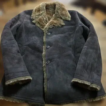 EVOLUTION 에볼루션 페이크 가죽 자켓 다크 그레이 XL 사이즈