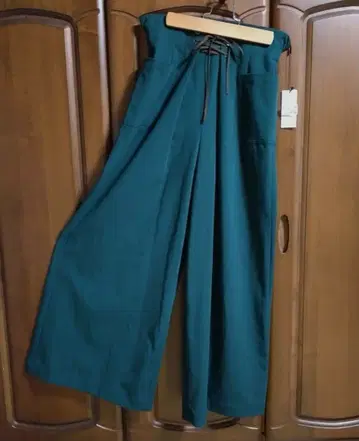 그랜터블 리락시 와이드 팬츠 [새상품] 레이스업 일본제