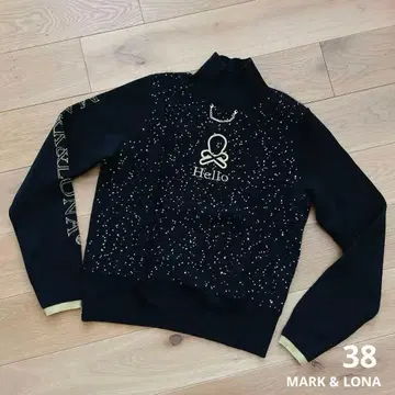 [ 새상품급 ] MARK&LONA 블랙 스웨터 38 사이즈