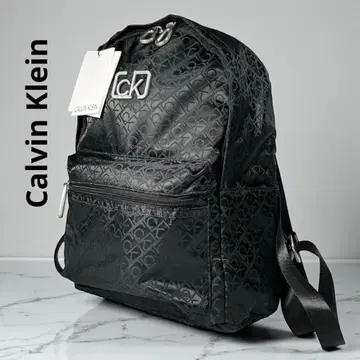 새상품 정품 캘빈클라인 백팩 CK 로고 로고 금장 장식 올 패턴 백팩