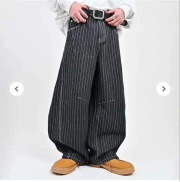 지저인 스트라이프 팬츠