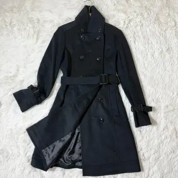 Cara 카라 캐시미어 100% 트렌치코트 벨트 포함 블랙