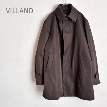 빌란드 남성용 체스터 코트 M 브라운 스타일리시 시마무라