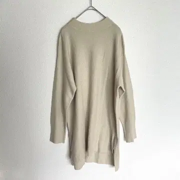 Petit Honfleur 니트 롱 튜닉 베이지 L 사이즈