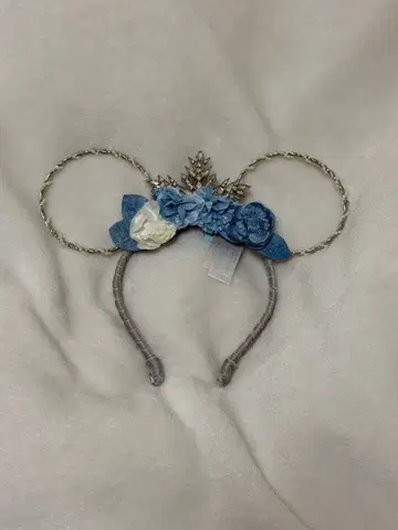 홍콩 디즈니 한정판 안나 발광 머리띠