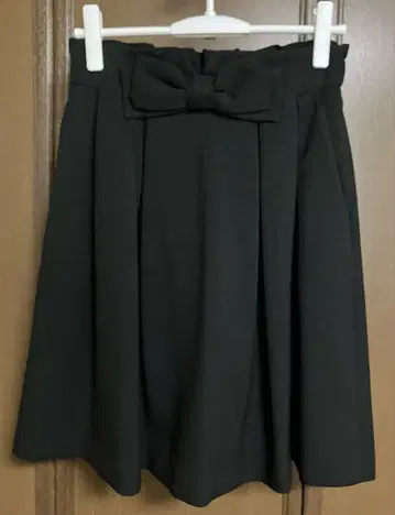 블랙 리본 포함 플레어 스커트 38 (주) 월드