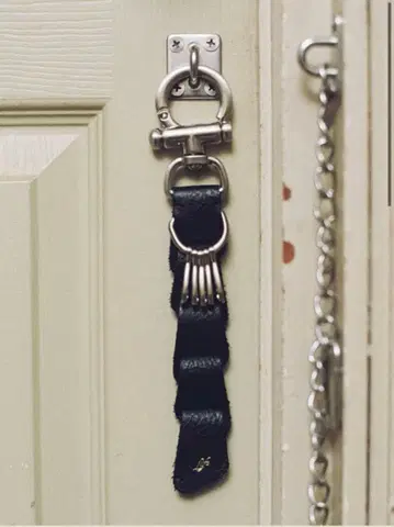 Llife LEATHER KEY CHAIN 블랙