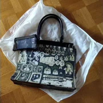 장 폴 고티에 테디베어 토트백 (파우치 포함)