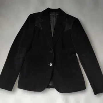 코듀로이 캐주얼 블레이저 블랙