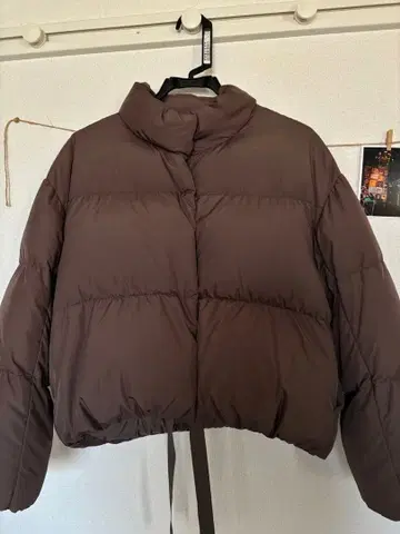 Mila Owen 브라운 다운 자켓