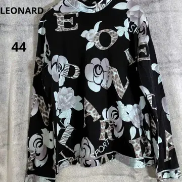 LEONARD SPORT 꽃무늬 긴팔 상의 일본제
